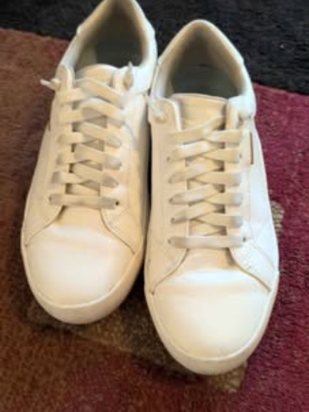 Dr. Scholl's Women's White Lace-Up Sneakers